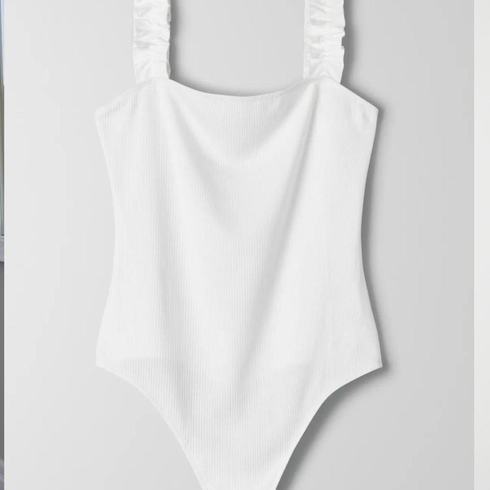 Aritzia Sunday Best Bodysuit (white)